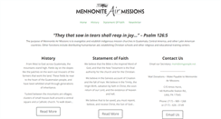 Desktop Screenshot of mennoniteairmissions.org